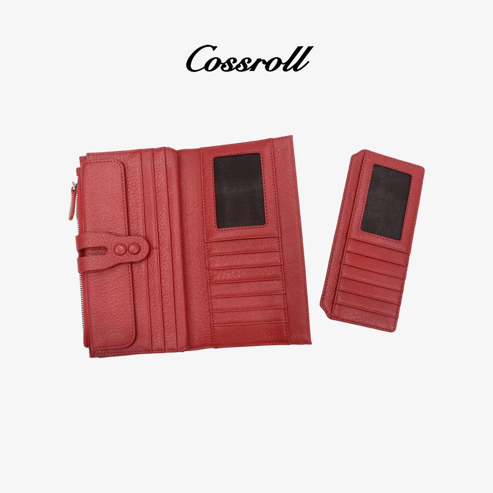 Women Long Genuine Leather Wallet Manufacturer