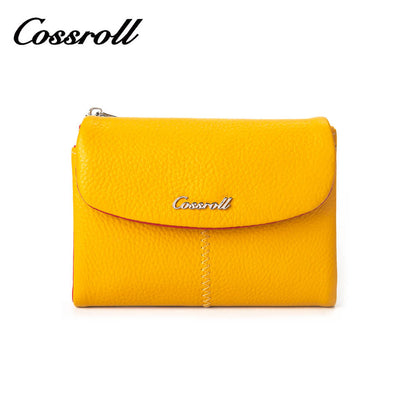 Envelope Womens Genuine Leather Short Wallet Manufacturer