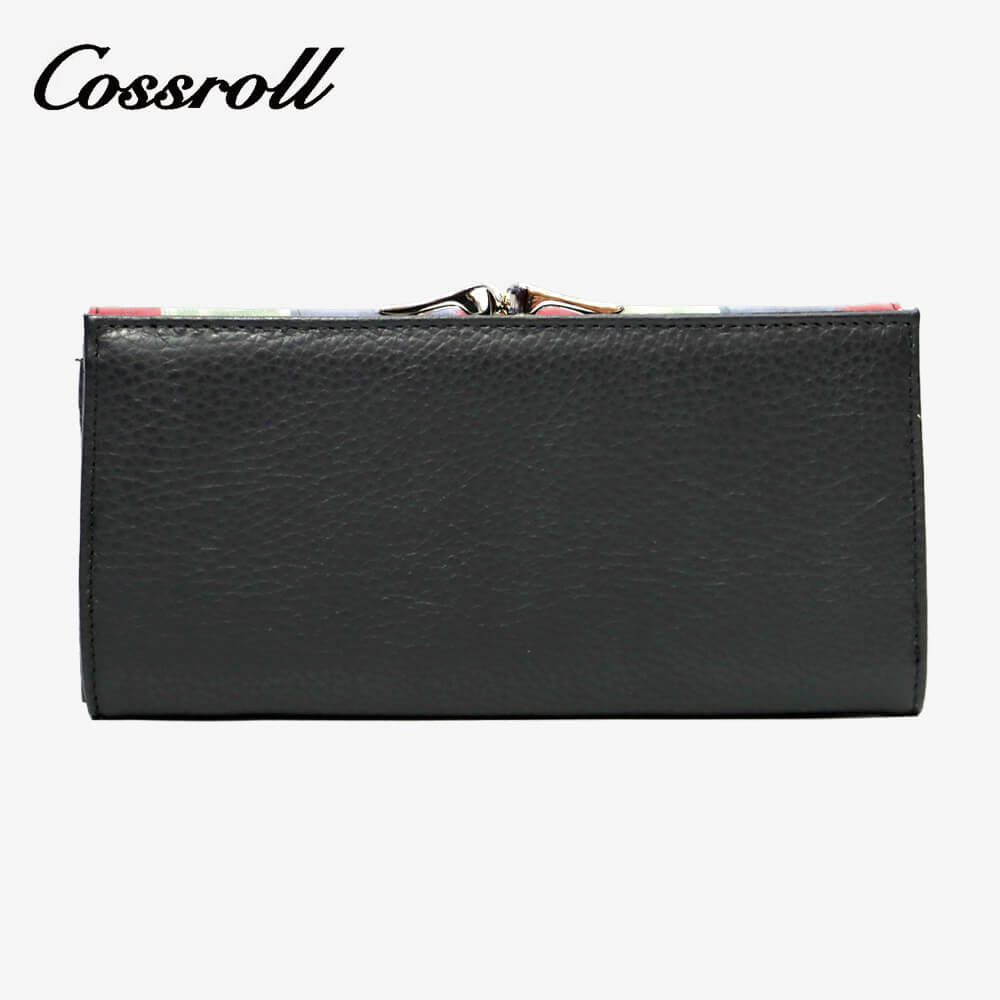 Women Long Leather Wallet Manufacturer Multicolor Clutch  