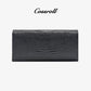 Glossy Genuine Leather Long Wallet Wholesale - cossroll.leather