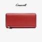 Women Leather Long Wallets Card Slots Zipper Purses Maker