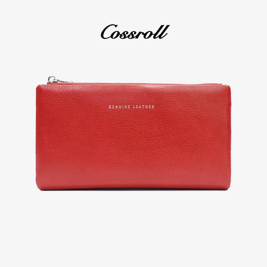 Leather Women Zipper Wallets Bifold Wholesale - cossroll.leather