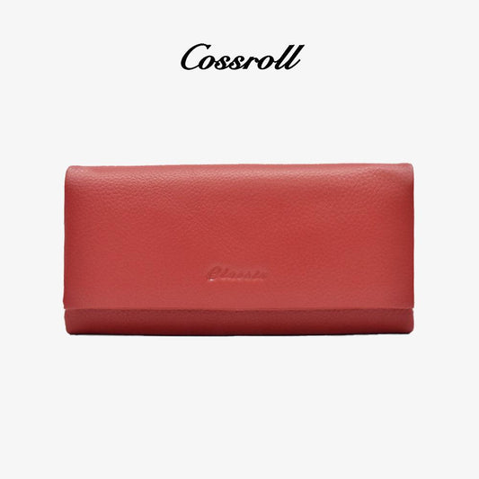 Customized Leather Wallets Bifold Long Purse Wholesale - cossroll.leather