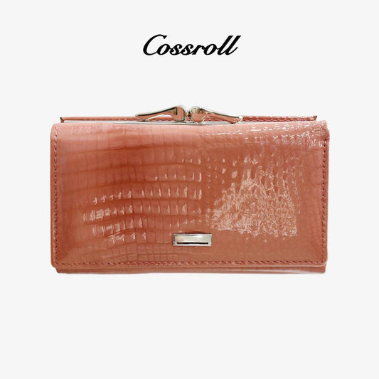 Crocodile Leather Trifold Short Wallet - cossroll.leather