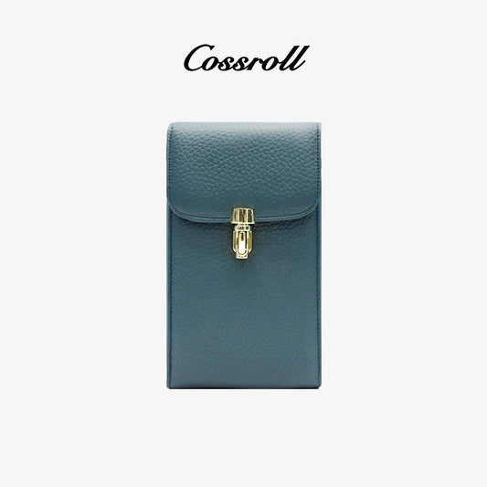 Leather Phone Bag Crossbody Small Purse - cossroll.leather