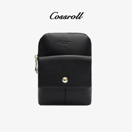 Crossbody bag Zipper Minimalist Leather Wallets Wholesale - cossroll.leather