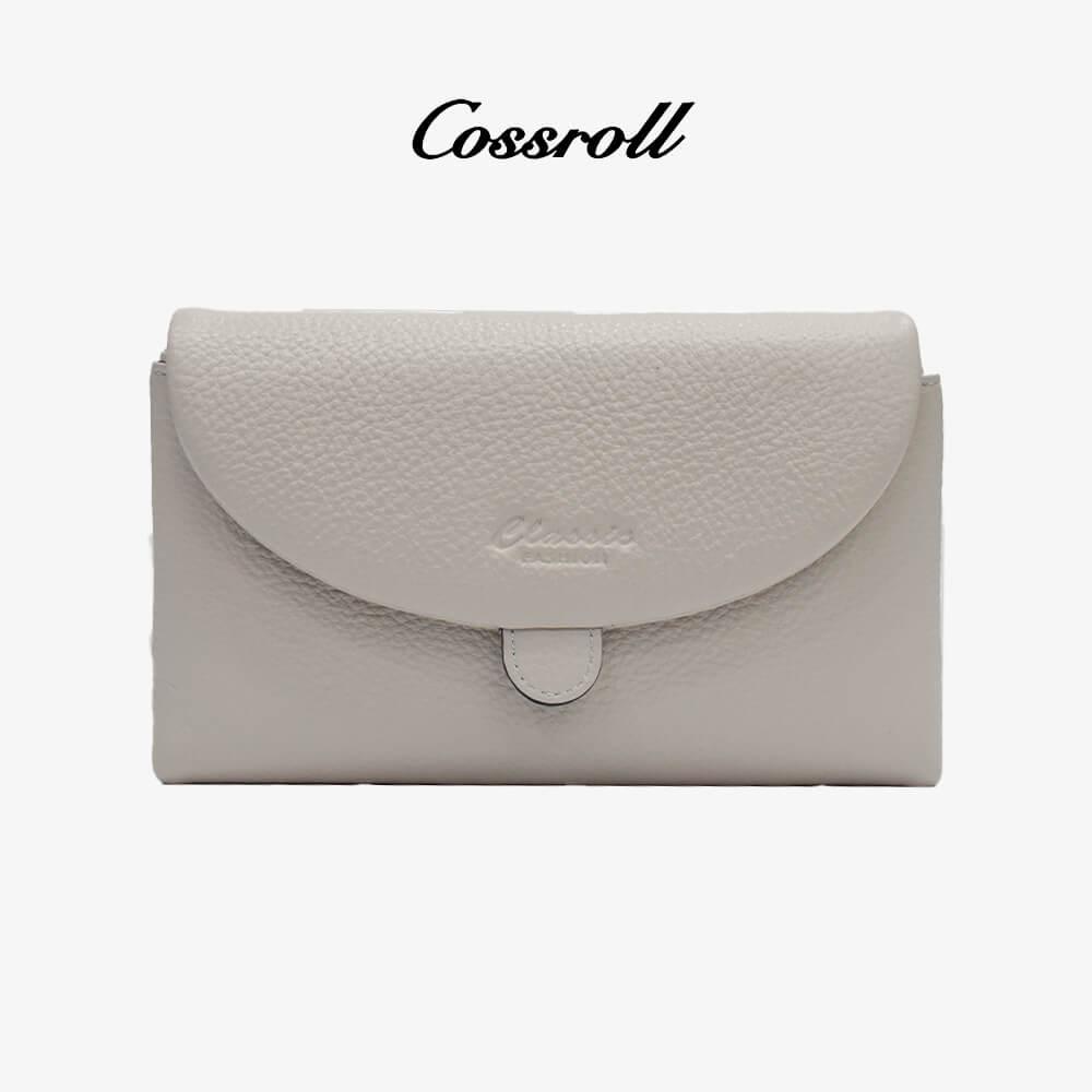 Women Leather Wallets Minimalist RFID Blocking - cossroll.leather