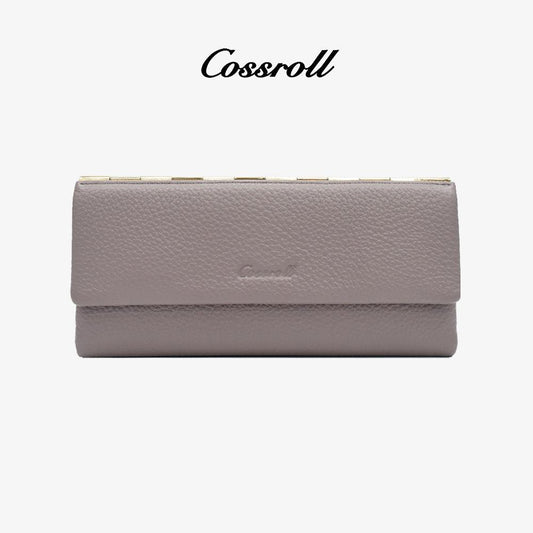 Cossroll Trifold Leather Wallets Supplier