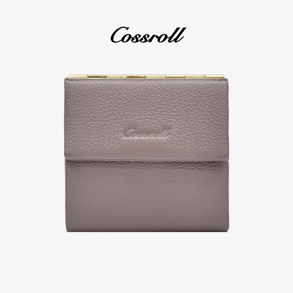 Customized Women Short Leather Wallets Wholesale - cossroll.leather