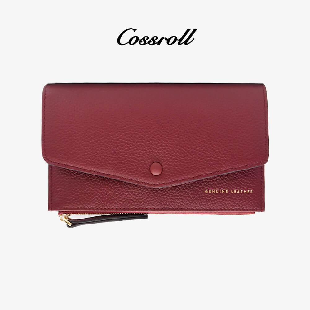 Bifold Clutch Envelope Leather Wallet Manufacturer 