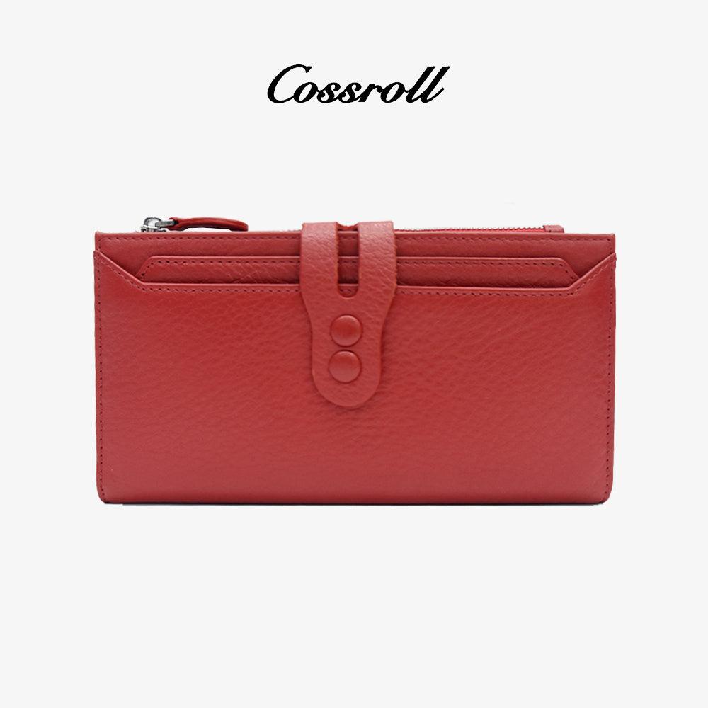 Women Long Genuine Leather Wallet Manufacturer