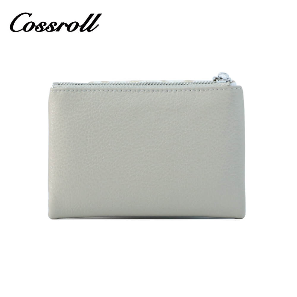 Cossroll Cowhide Leather Bifold Short Wallets Wholesale