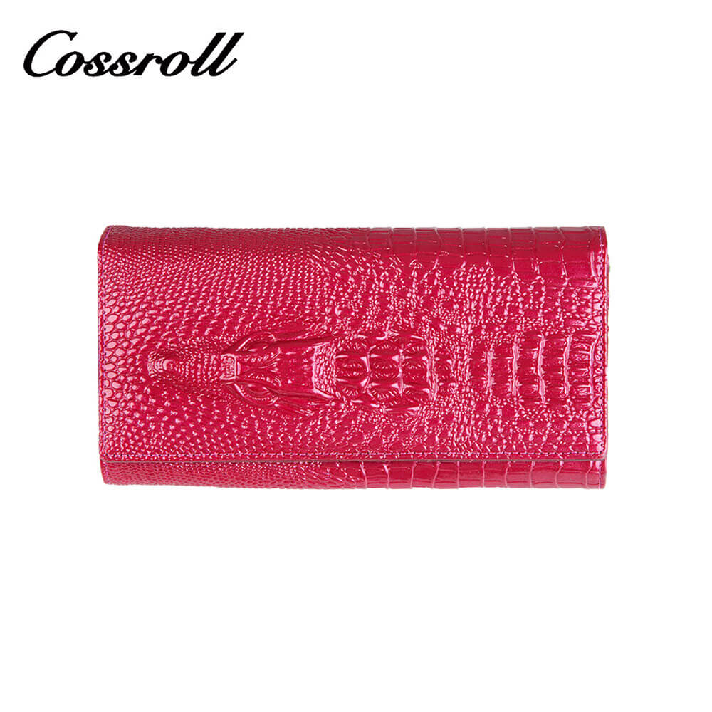 Cossroll Dragon Women Party Long Patent Leather Wallets Manufacturer