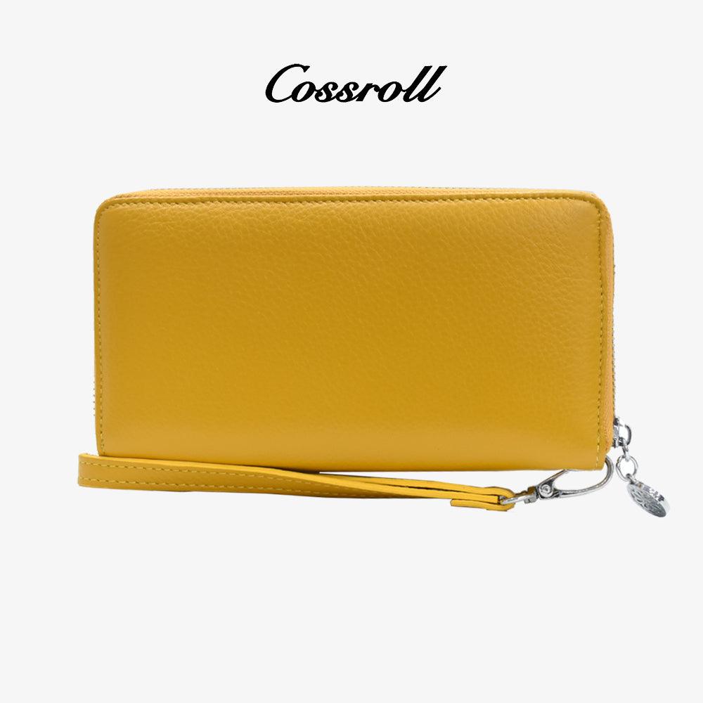 Zipper Leather Wallets Wholesale Customize Colors and Logo - cossroll.leather