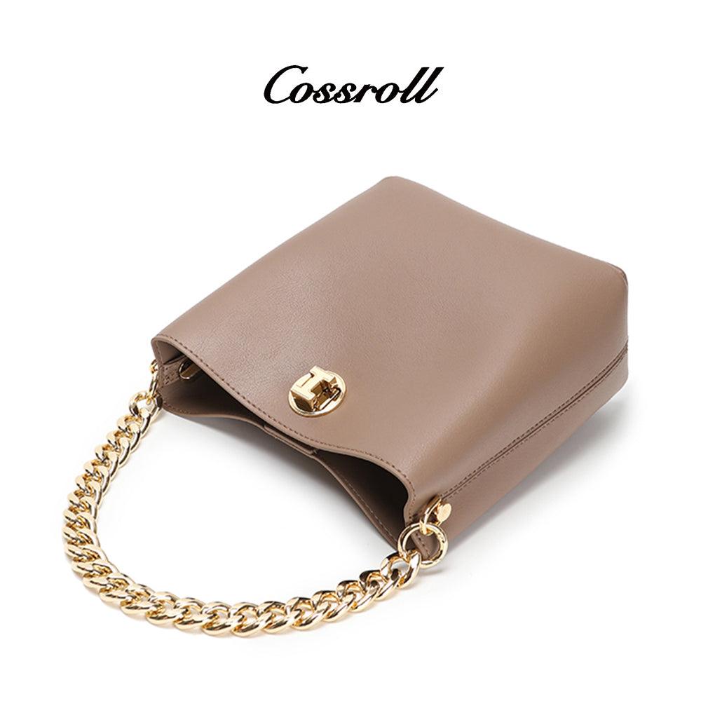 Cowhide Leather Purse Women Crossbody Bag