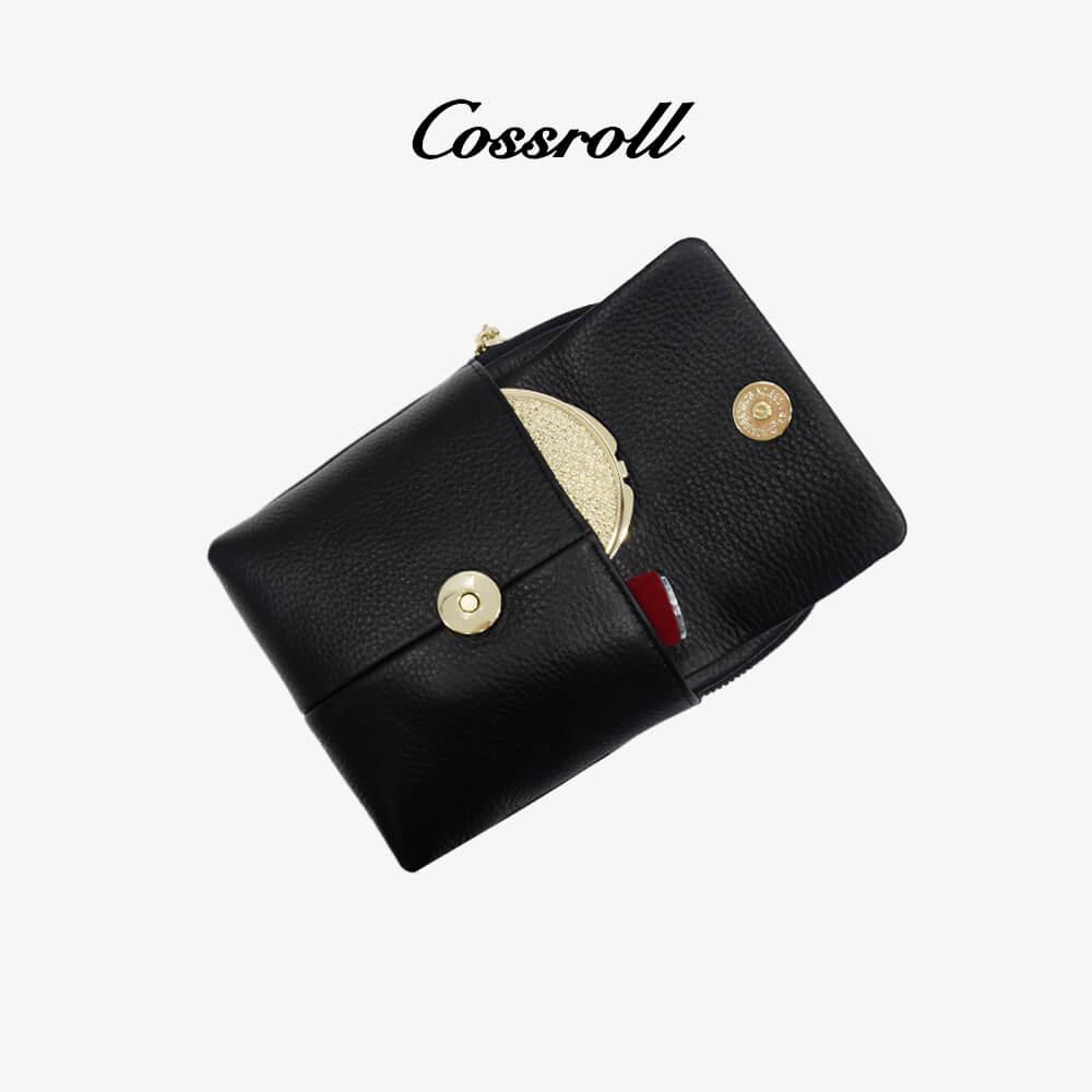 Crossbody bag Zipper Minimalist Leather Wallets Wholesale - cossroll.leather