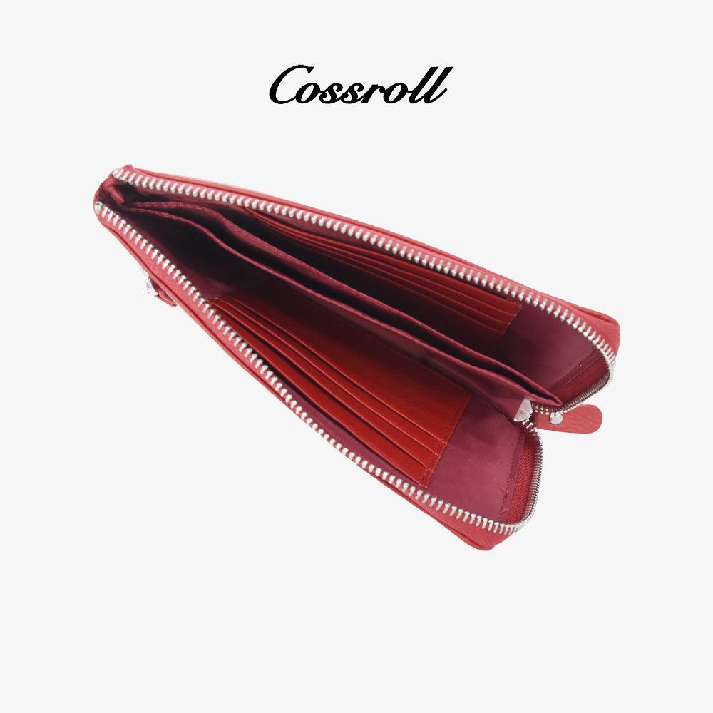 Zipper Leather Wallets Wholesale Customize Factory - cossroll.leather