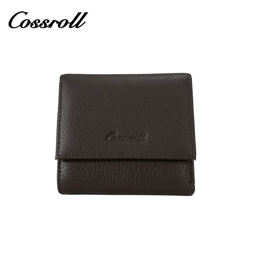 Coin Purse Small Cowhide Leather Wallet Manufacturer