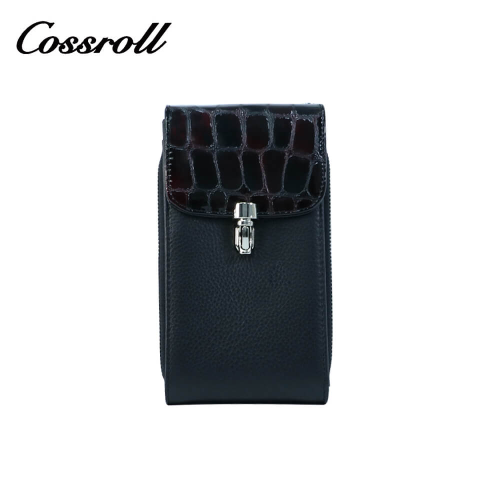 Cossroll Crocodile Pattern Leather Small Crossbody Bag Wholesale