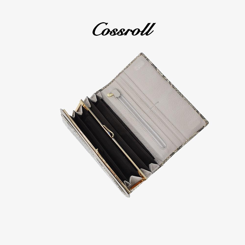 Python Wallet Customized Wholesale Large Capacity - cossroll.leather