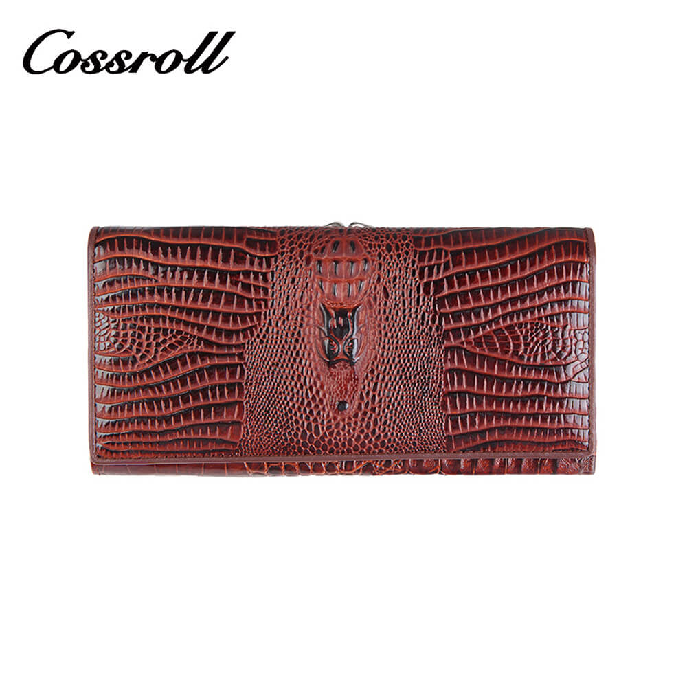 Cossroll Vintage Dragon Lady Long Leather Wallets Manufacturer