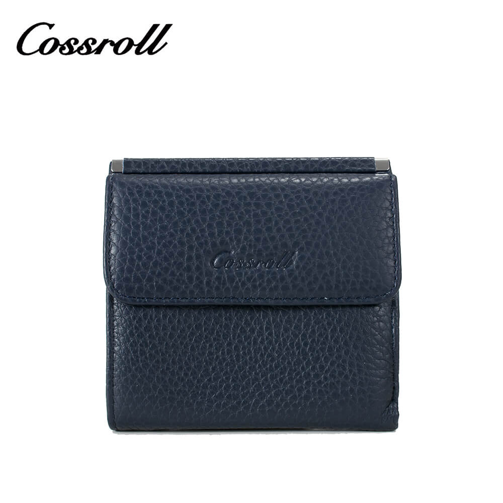 Small Coin Purse Cowhide Leather Wallet Manufacturer