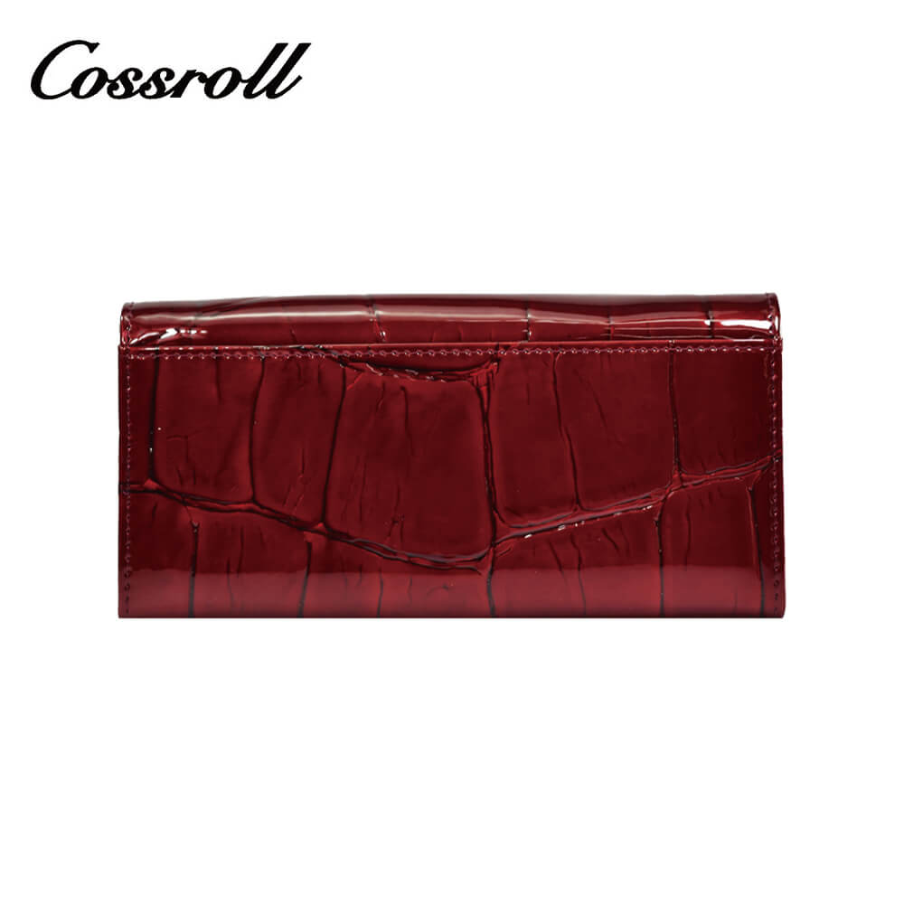 Women Patent Leather Wallet Manufacturer