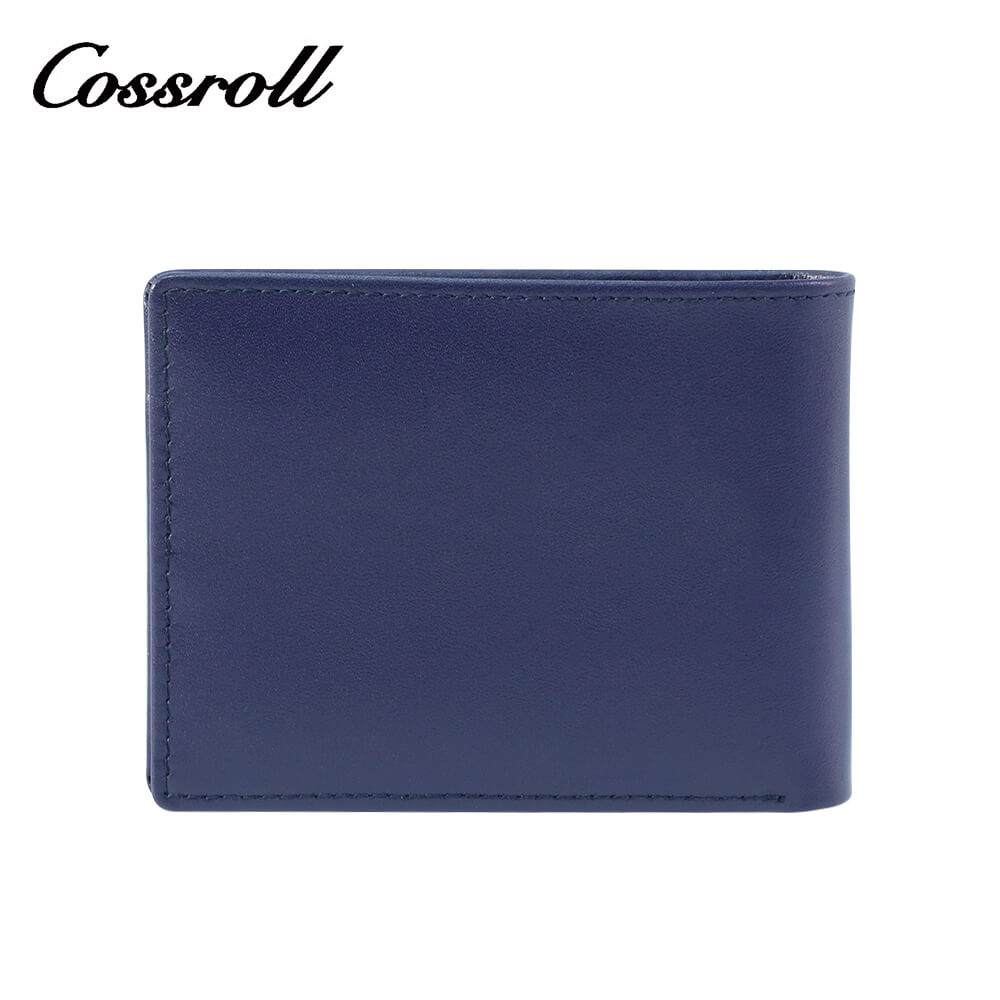 Trifold Cowhide Leather Wallets For Men Wholesale