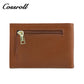 Bifold Cowhide Leather Short Wallets For Men