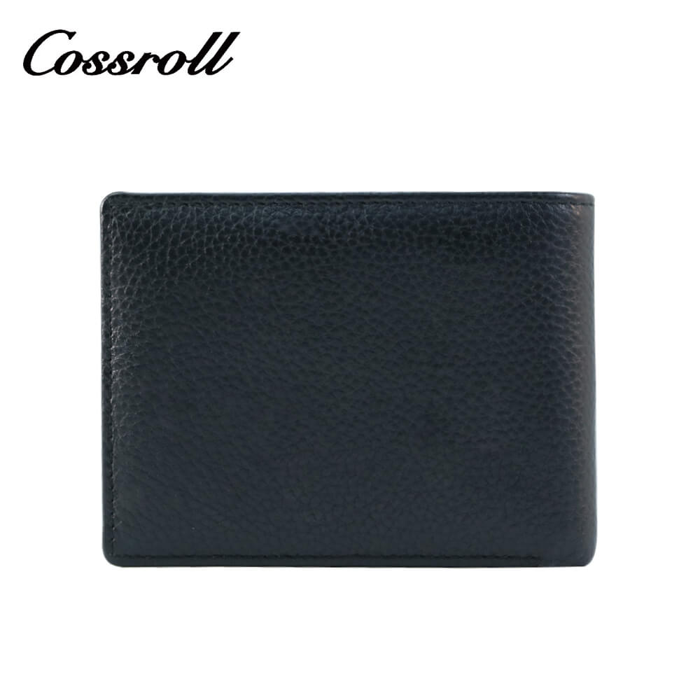 Lychee Leather Bifold Short Wallets For Men Wholesale Cossroll