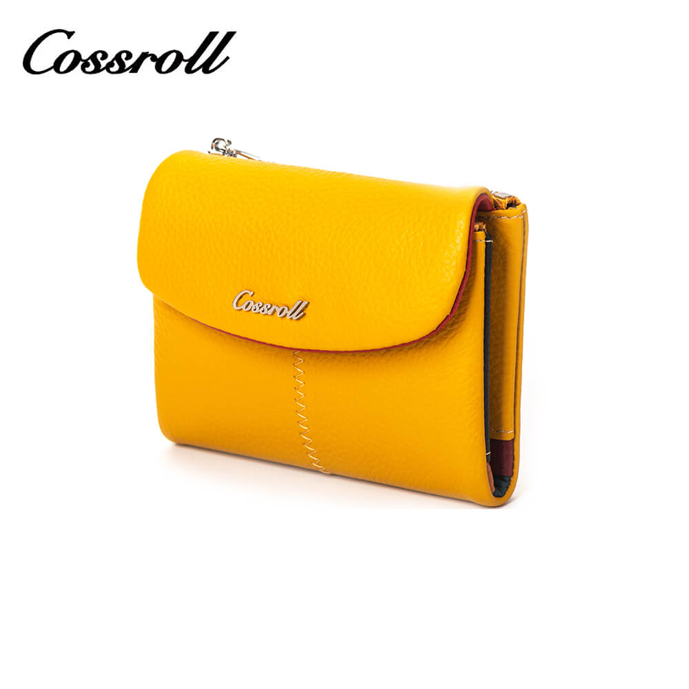 Envelope Womens Genuine Leather Short Wallet Manufacturer