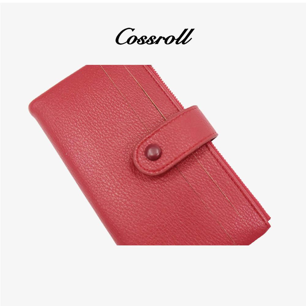 Zipper Wallets Card Slots Bigfold Wholesale Handmade - cossroll.leather