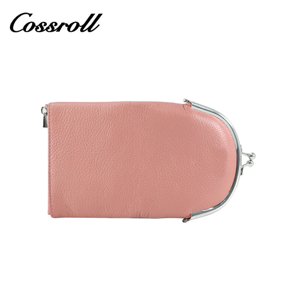 Cossroll Women Leather Coin Purse Short Wallets Wholesale Manufacturer