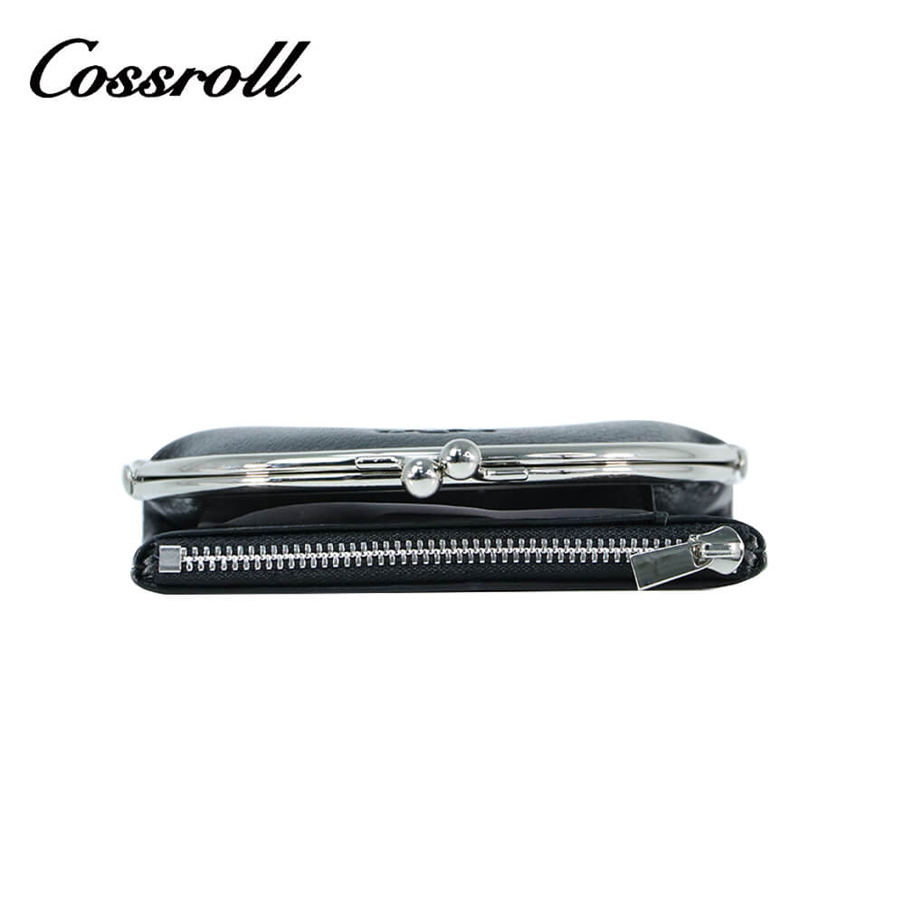 Cossroll Women Leather Coin Purse Short Wallets Wholesale Manufacturer