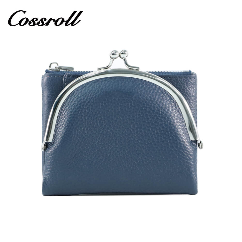 Cossroll Women Leather Coin Purse Short Wallets Wholesale Manufacturer