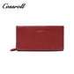 Large Leather Wallet Manufacturer Double Zipper