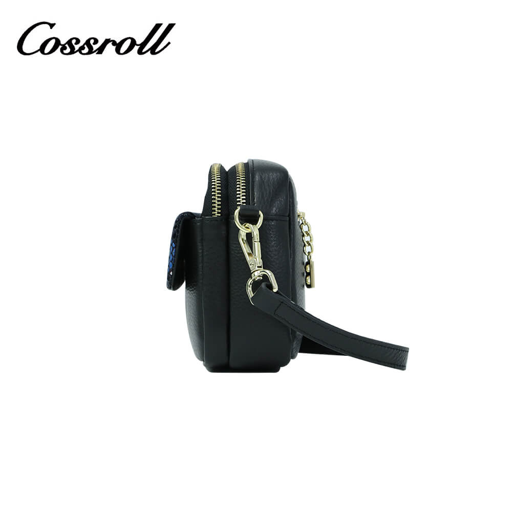Cossroll Zipper Crossbody Genuine Leather Bag Manufacturer