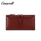 Women Trifold Cowhide Lychee Long Leather Wallet Manufacturer