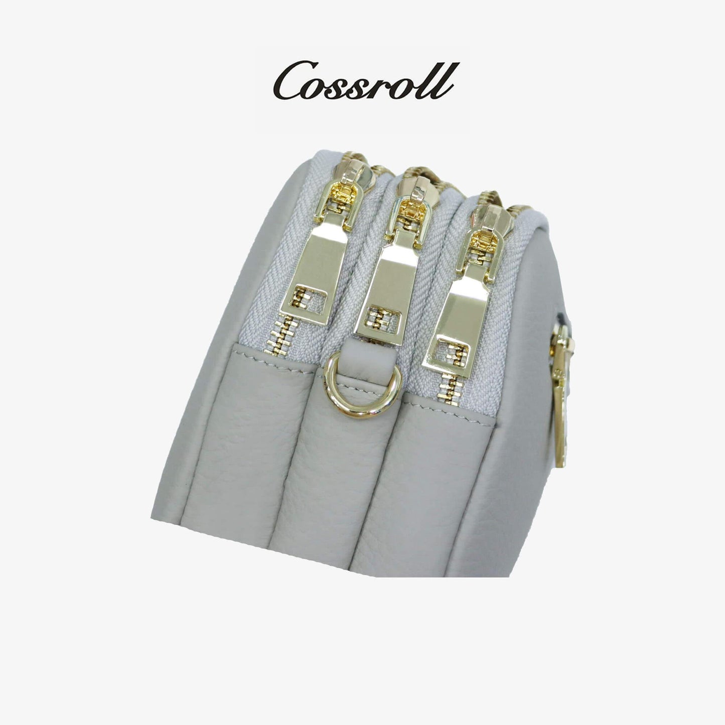 Zipper Crossbody Leather Bag For Wholesale - cossroll.leather