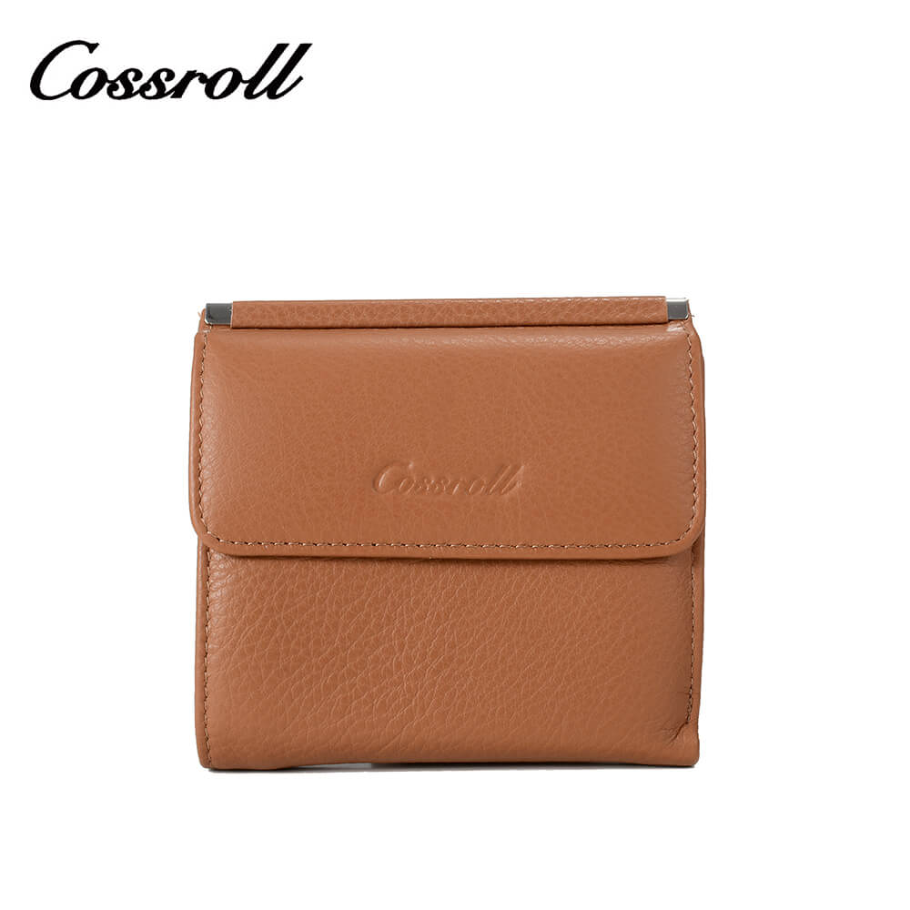 Small Coin Purse Cowhide Leather Wallet Manufacturer