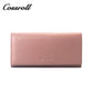 Unisex Lychee Cowhide Leather Wallets
