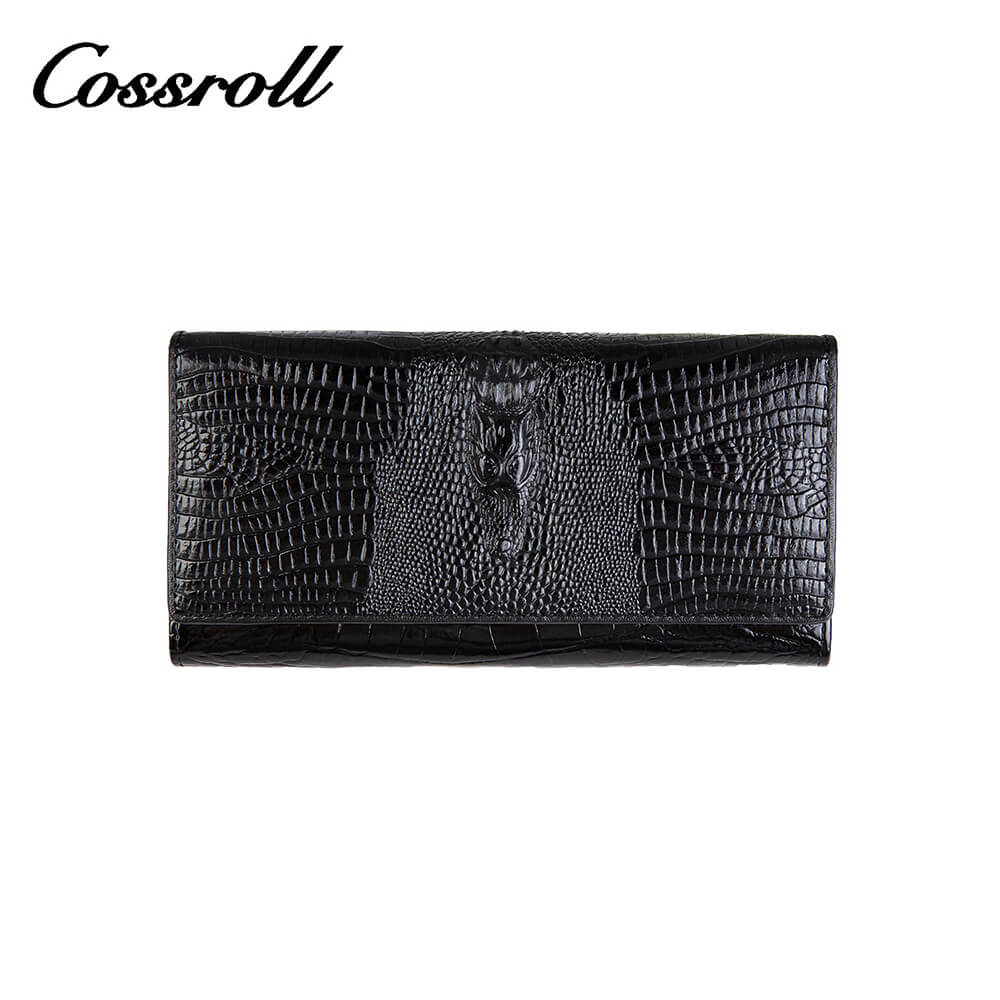 Classic Dragon Long Patent Leather Wallets