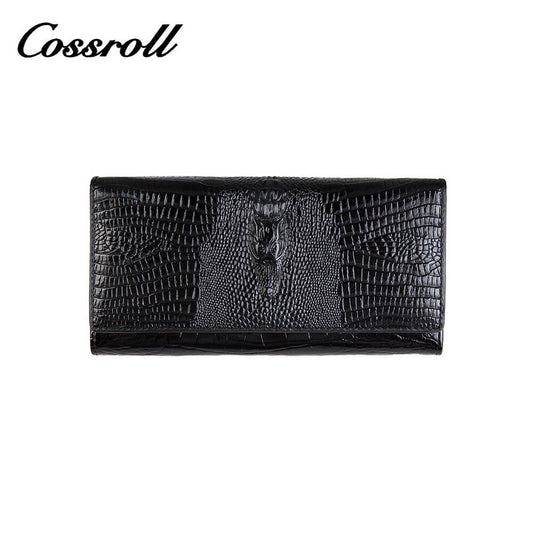 Classic Dragon Long Patent Leather Wallets