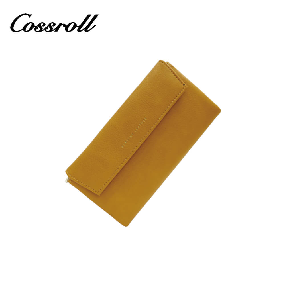 Women Cowhide Leather Custom Wallets Manufacturer