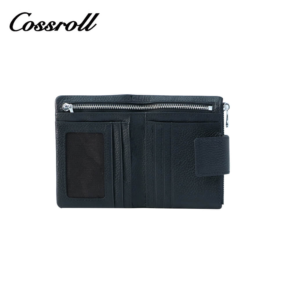 Mens Bifold Cowhide Leather Wallets Manufacturer Wholesaler Cossroll