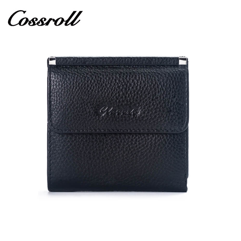 Small Coin Purse Cowhide Leather Wallet Manufacturer