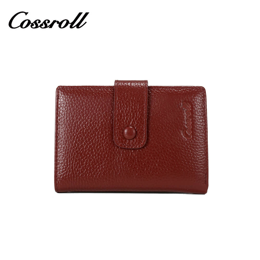 Small Coin Purse Cowhide Leather Wallet Manufacturer