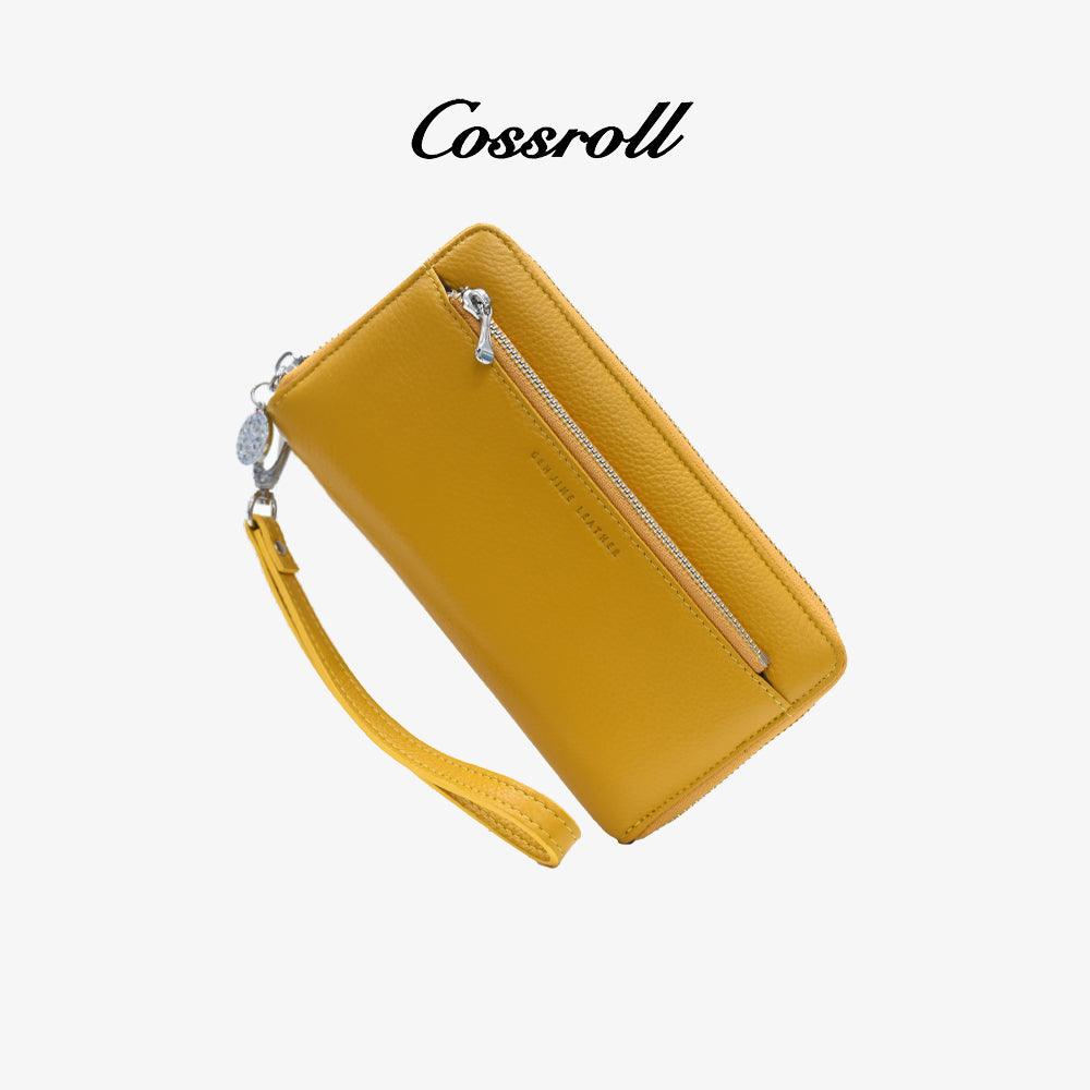 Zipper Leather Wallets Wholesale Customize Colors and Logo - cossroll.leather