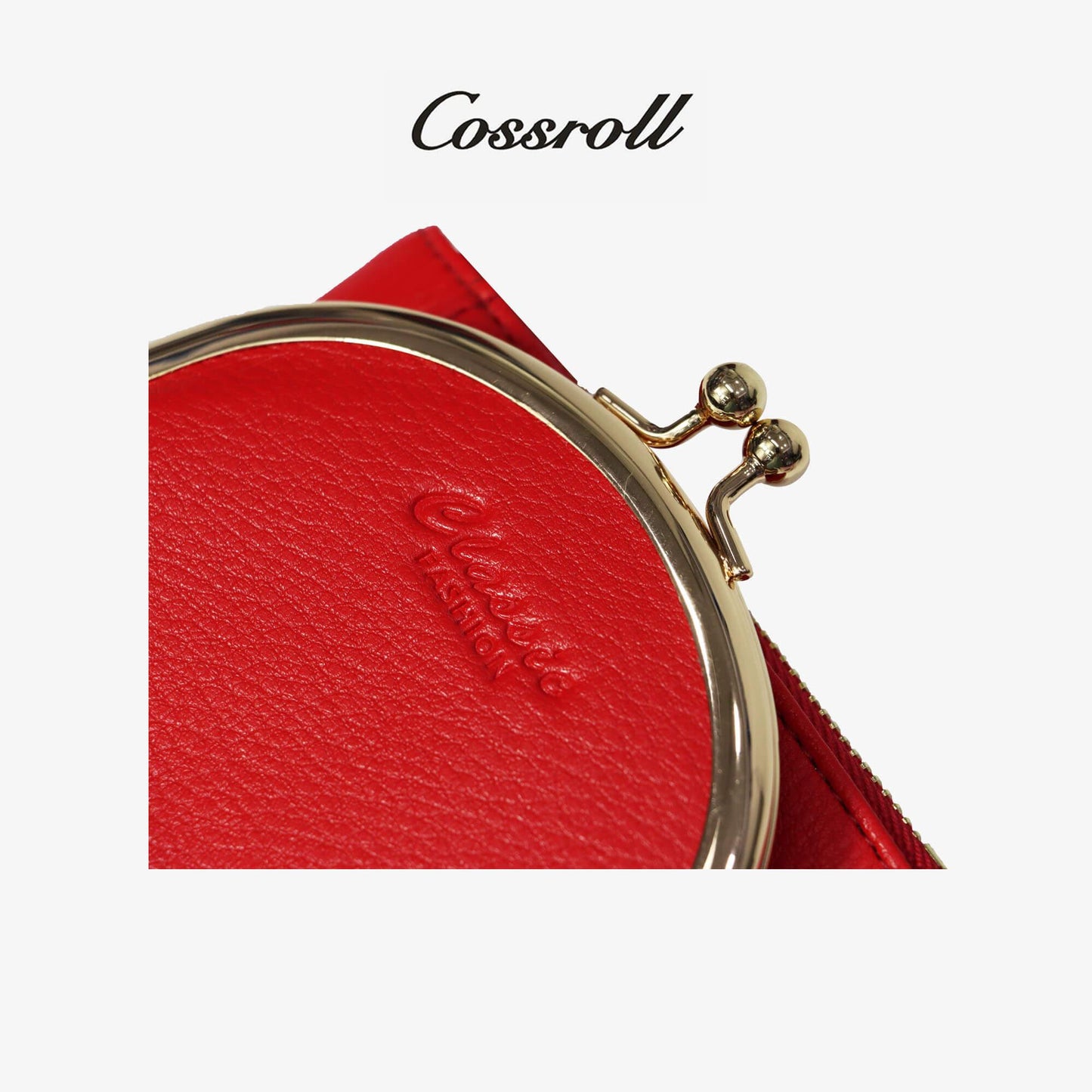 Coin PU Leather Purse Zipper Customized Wholesale - cossroll.leather