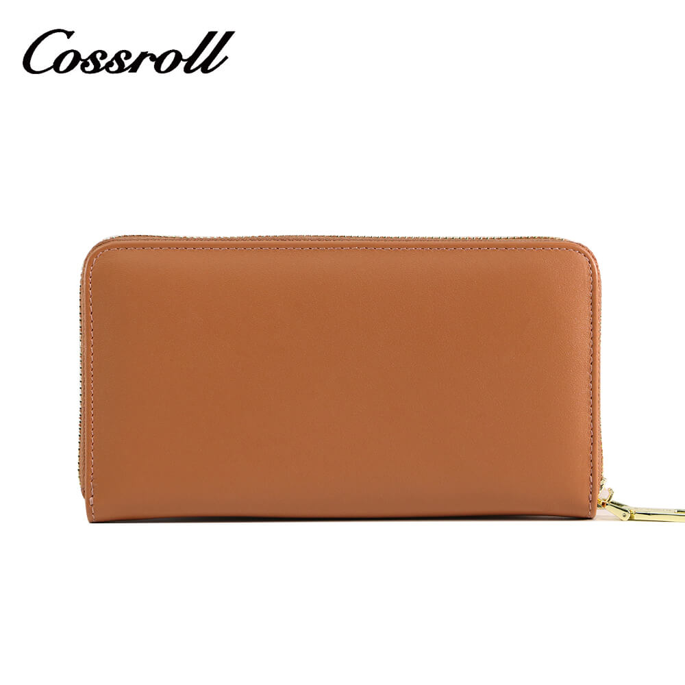 Cossroll Around Zipper Leather Wallets Wholesale